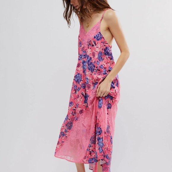 First Date printed maxi slip by Intimately Free People 3VR5 - Picture 2 of 16